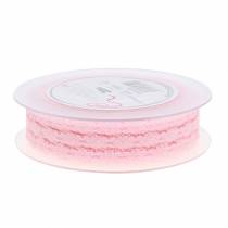 položky Růžová krajková stuha, 20 mm x 20 m