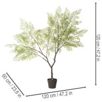 položky Umělý stromek s jemnými listy, 120 cm