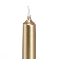 položky Svíčky na stromeček svíčky na vánoční stromeček zlaté 13x105mm 20 ks