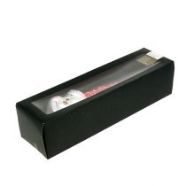 položky Postava sněhuláka v koruně stromu 30 cm červená, bílá