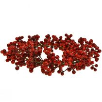 položky Berry Wreath Red Umělé rostliny Červené Vánoce Ø35cm