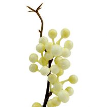 položky Berry branch cream L30cm 12ks