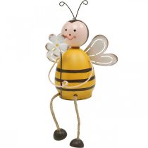 Deco včelka jako okrajové sedátko letní dekorace kovová V13cm