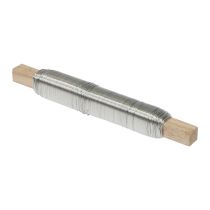 položky Vázací drát omotávací drát květinový drát stříbrný 0,50mm 100g 3 kusy