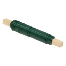 položky Květinový drát ovinovací drát vázací drát zelený 0,65mm 100g 3 kusy