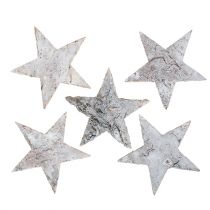 položky Březová hvězda praná bílá 6,5cm 36p