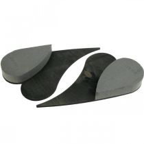 položky OASIS® Black Bioline® Floral Foam Heart Black H34cm 2 ks