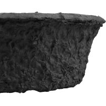 položky Oasis Black Biolit miska na rostliny Květinová miska Černá Ø26cm