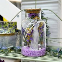 Květinové víly, jarní dekorace, květina skřítci fialová H19/19,5cm sada 2 ks