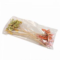 položky Květinový špunt motýlek deco dřevo barevný 8,5cm 12ks