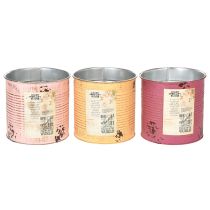 položky Květináč ve vintage designu do obývacího pokoje a kanceláře 15 cm, 3 ks