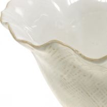 položky Květináč keramický květináč pohárek květináč bílý Ø19cm