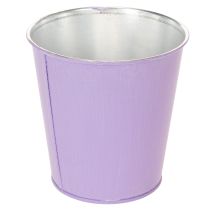 položky Set 3 kovových obalů na květináče s květinovým motivem, pastelové barvy, 10 cm