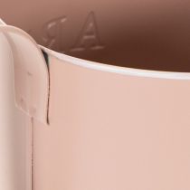 položky Dekorativní květináč/konev na zalévání, starorůžový zinek, Ø16,5 cm V17 cm