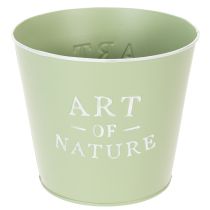 položky Zinkový květináč Art of Nature mátově zelený Ø17,5 cm V15 cm