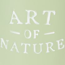 položky Zinkový květináč Art of Nature mátově zelený Ø17,5 cm V15 cm