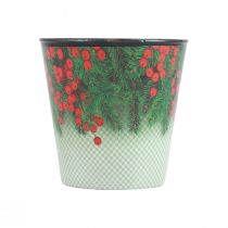 Květináč Vánoční květináč Ilex Ø11cm V10,5cm