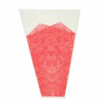 položky Květinová taška jutová červená d.36cm š25cm - 12cm 50 ks