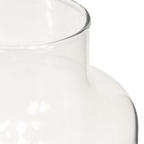 položky Váza na květiny skleněná dekorativní váza s hrdlem čirá Ø14,5cm V25cm