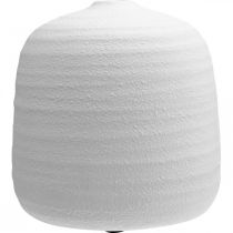 položky Váza na květiny, keramická váza, dekorativní váza bílá Ø22cm V22,5cm