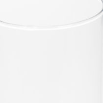 položky Váza na květiny, úzký skleněný válec, lze použít jako skleněnou vázu nebo vysokou dekorativní sklenici, 30 cm