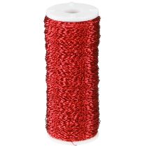 položky Drát s bujónovým efektem Ø0,30mm 100g/140m červený