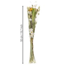 položky Kytice sušených květin, elegantní kytice sušených květin do obývacího pokoje, 50 cm