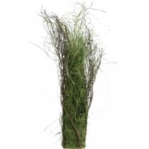Dekorativní travní keř s větvemi Sušený travní trs 65×12cm