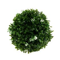 Buxusová koule s květinami zelená dekorativní koule Ø15cm 1ks