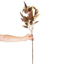 položky Umělý Coleus s červenými listy, umělá rostlina, 20 cm