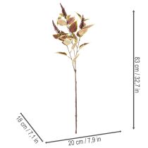 položky Umělý Coleus s červenými listy, umělá rostlina, 20 cm