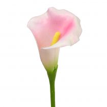 položky Calla dekorativní květina růžová 57cm 12ks
