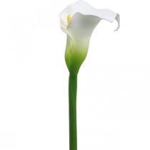 Umělý svatební dekor Calla White Hedvábný květ Pamětní dny L72cm