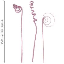 položky Třtinová spirála, třtinový kužel, sortiment třtinových tyčinek, bobule 30 cm 75 ks