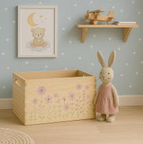 položky Malá dřevěná krabička dřevěná krabička květiny motýl 30x18cm