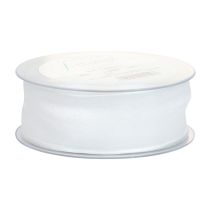 položky Šifonová stuha organzová stuha ozdobná stuha organza bílá 40mm 20m