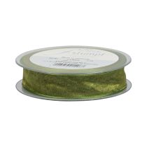 položky Šifonová stuha organzová stuha ozdobná stuha organza zelená 15mm 20m