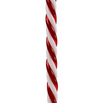 Ozdoba na vánoční stromeček cukrová třtina 18cm 12ks
