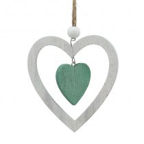 položky Vánoční ozdoby na stromeček mix zelená, bílá 10cm 9ks