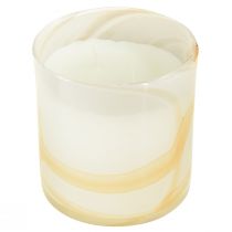 Citronella svíčka vonná svíčka v bílém skle Ø12cm V12,5cm
