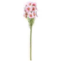 položky Umělé květiny Cosmos růžové 77 cm Dekorativní květiny Umělé rostliny Hedvábné květiny Sada 3 ks