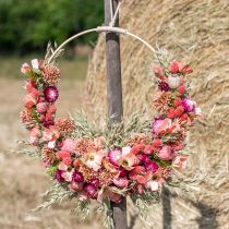 Košík na šperky Cosmea Broskvové umělé květiny letní květiny 61cm