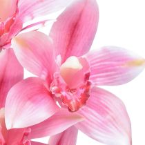 položky Cymbidium orchidej umělá 5 květů růžová 65cm