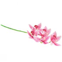 položky Cymbidium orchidej umělá 5 květů růžová 65cm