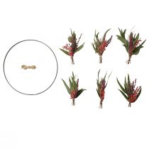 položky Věnec ze sušených květin s levandulovou dekorací Ø30cm - kreativní sada pro kutily