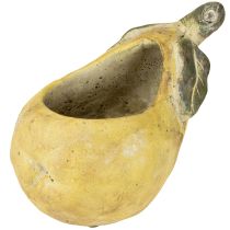 položky Dekorativní betonový květináč na hrušky, podzimní dekorace 19×12,5×15,5 cm