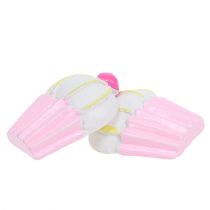Miniaturní ozdobné košíčky růžové, bílé 2,5cm 60p