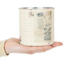 položky Sada květináčů na balkon a zahradu, dekorace do truhlíku, vintage styl, 15 cm, 3 kusy