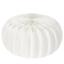 položky Papírový kroužek s voštinovou dýní, kulatý, velký, na sušené květiny a podzimní dekoraci 24cm, 4 ks