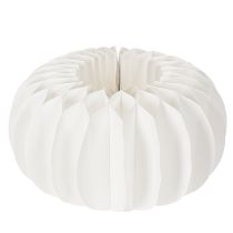 položky Papírová dekorační koule, moderní dýňová dekorace, papírová voština, 34 cm, 2 kusy